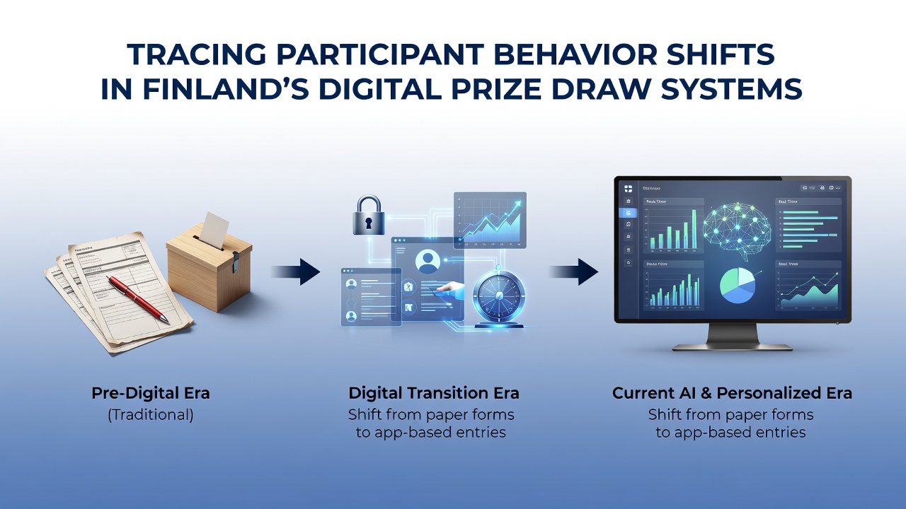 Graph illustrating behavior shifts in lottery participation over time across demographics